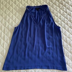 J Crew Sleeveless Blouse Cobalt Blue